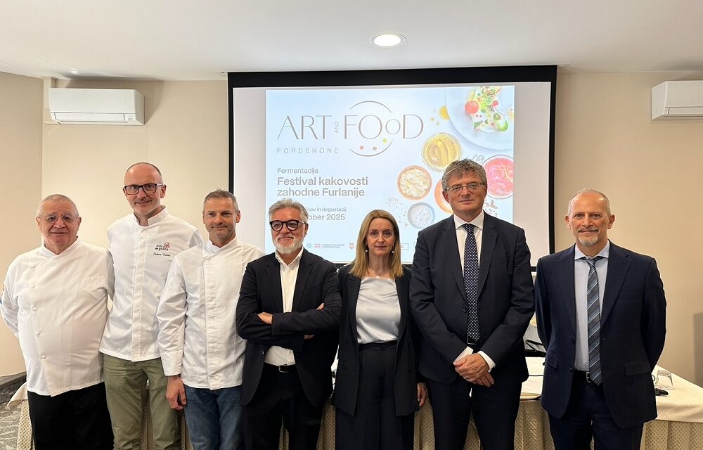 IL FESTIVAL PORDENONE ARTANDFOOD 2025 HA PRESENTATO LE SUE ECCELLENZE A LUBIANA