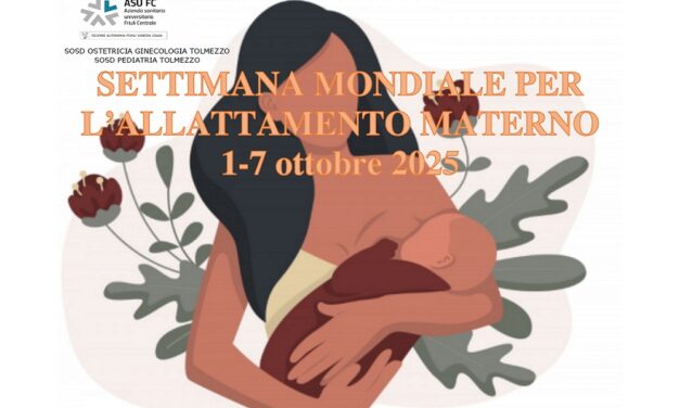 Settimana Mondiale per l’Allattamento: dall’1 al 7 ottobre iniziative nei servizi di ASUFC