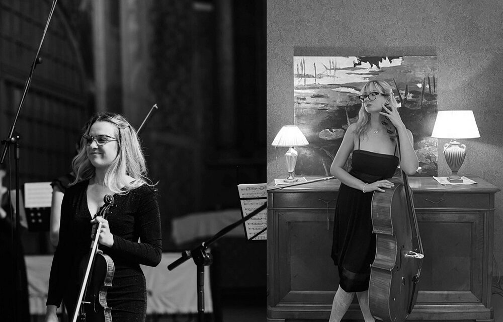 A Palazzo Economo il Concerto “NOTE DA LONTANO” con il Duo MIMOSA violino e violoncello