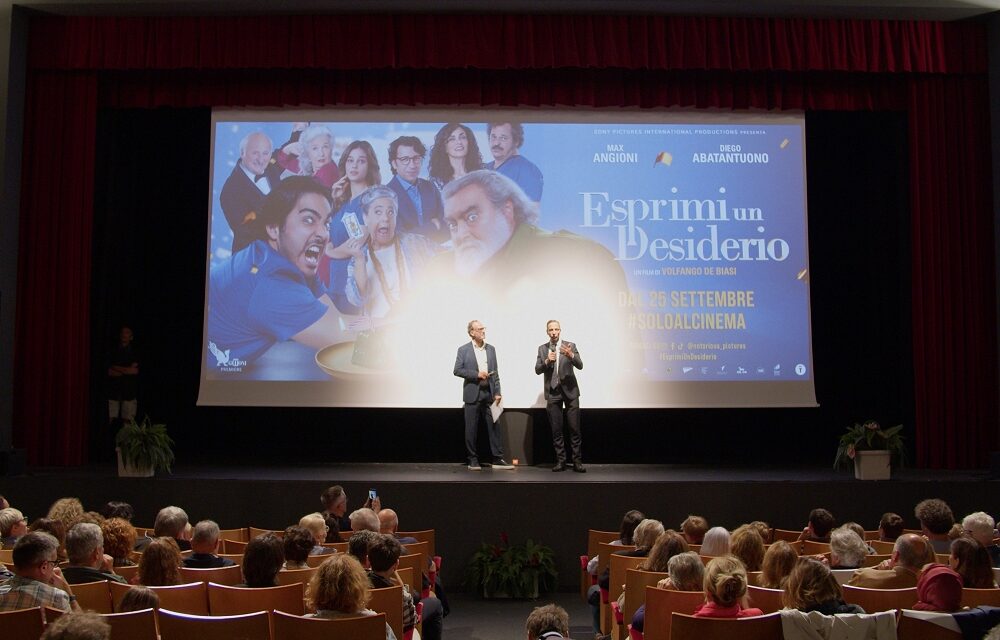 ESPRIMI UN DESIDERIO: GRANDE PARTECIPAZIONE A PALMANOVA CON IL REGISTA VOLFANGO DE BIASI E MAX ANGIONI PER L’ANTEPRIMA REGIONALE