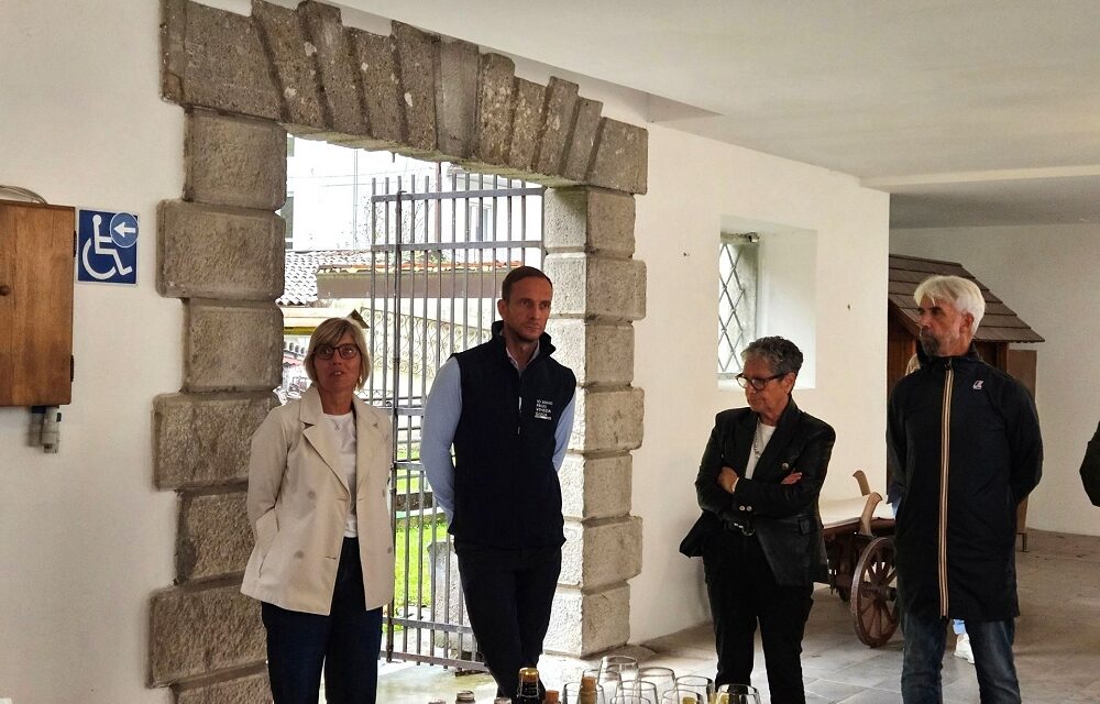 Il Presidente della Regione Autonoma Friuli Venezia Giulia Massimiliano Fedriga e l’Assessore regionale alle Finanze Barbara Zilli in visita al Museo Carnico delle Arti Popolari “Michele Gortani”