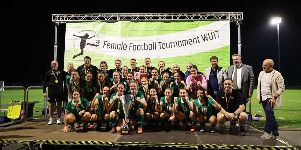 FEMALE FOOTBALL TOURNAMENT, TRIONFA L’EIRE PIEGANDO L’ITALIA