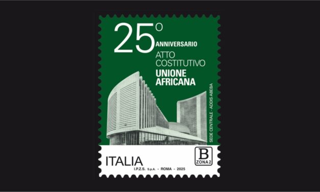POSTE ITALIANE: emesso oggi francobollo dedicato all’Atto Costitutivo dell’Unione Africana, nel 25° anniversario
