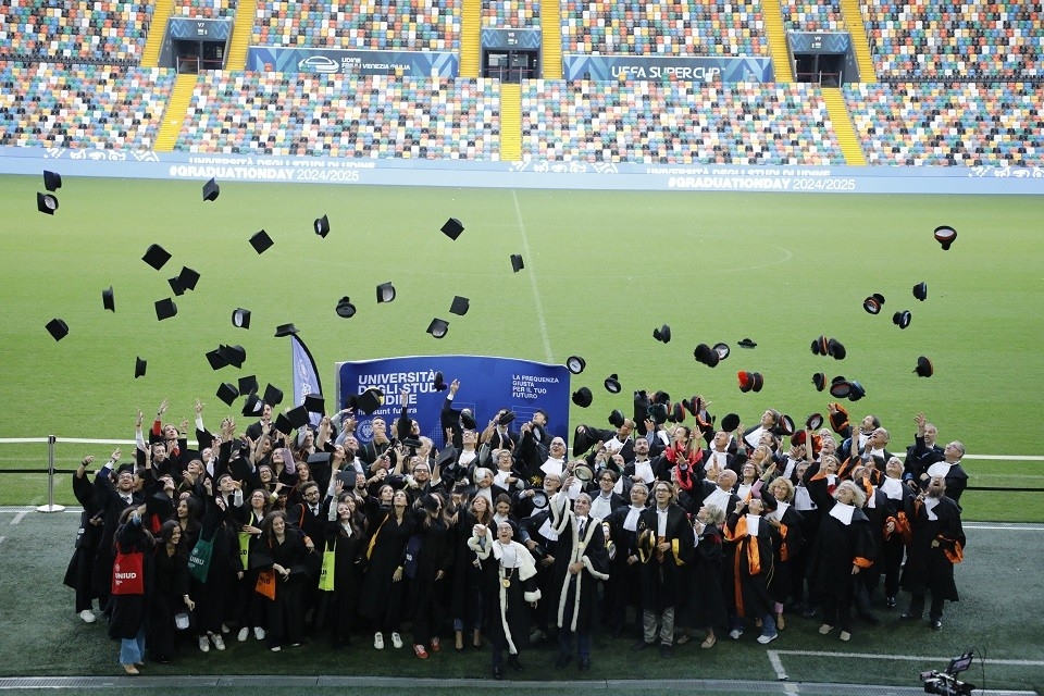 IN CINQUEMILA ALLO STADIO PER IL QUINTO GRADUATION DAY DELL’UNIVERSITÀ DI UDINE