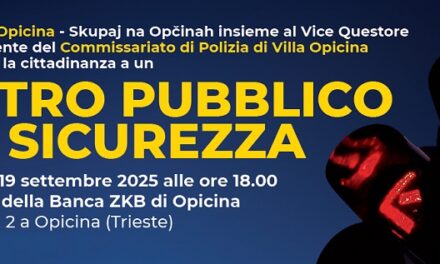 Incontro pubblico sulla sicurezza a Opicina