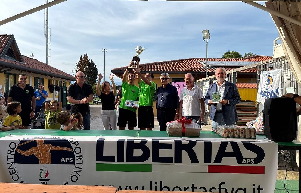 La squadra Via Verdi si è aggiudicata la coppa del terzo Torneo Libertas di Calcio Amatoriale