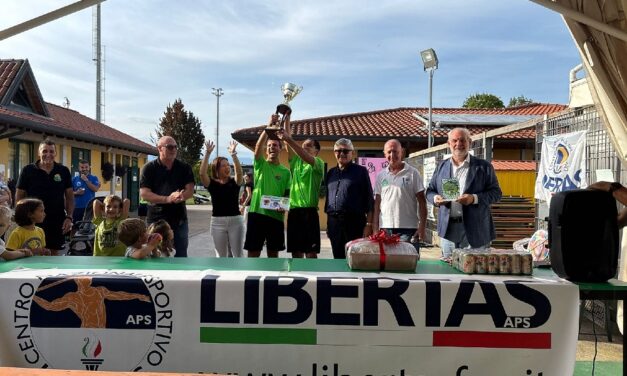 La squadra Via Verdi si è aggiudicata la coppa del terzo Torneo Libertas di Calcio Amatoriale