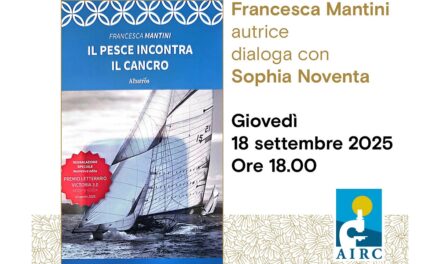 Francesca Mantini presenta il suo libro “IL PESCE INCONTRA IL CANCRO” All’Antico Caffè San Marco