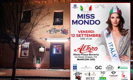 Le selezioni di Miss Mondo in Veneto al Risto-Pizza-Birreria “Al Toro” di Marcon
