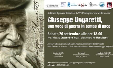 A Monfalcone l’ultima tappa della mostra “Ungaretti: una voce di guerra in tempo di pace”
