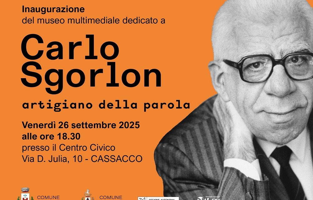 INAUGURA A CASSACCO IL PRIMO MUSEO DEDICATO A CARLO SGORLON