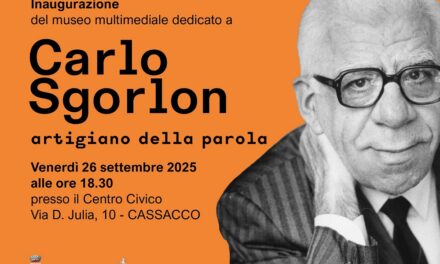 INAUGURA A CASSACCO IL PRIMO MUSEO DEDICATO A CARLO SGORLON