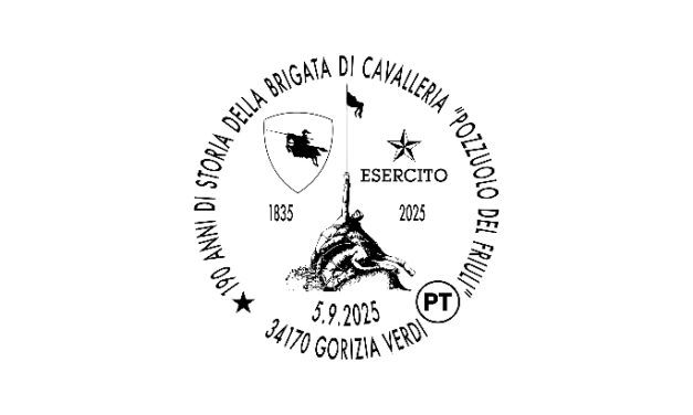 POSTE ITALIANE: DISPONIBILE A GORIZIA L’ANNULLO FILATELICO DEDICATO AI 190 ANNI DELLA BRIGATA DI CAVALLERIA POZZUOLO DEL FRIULI