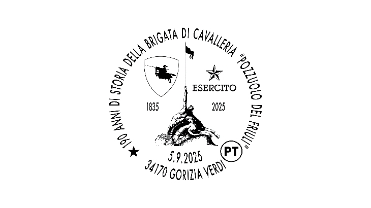 POSTE ITALIANE: DISPONIBILE A GORIZIA L’ANNULLO FILATELICO DEDICATO AI 190 ANNI DELLA BRIGATA DI CAVALLERIA POZZUOLO DEL FRIULI