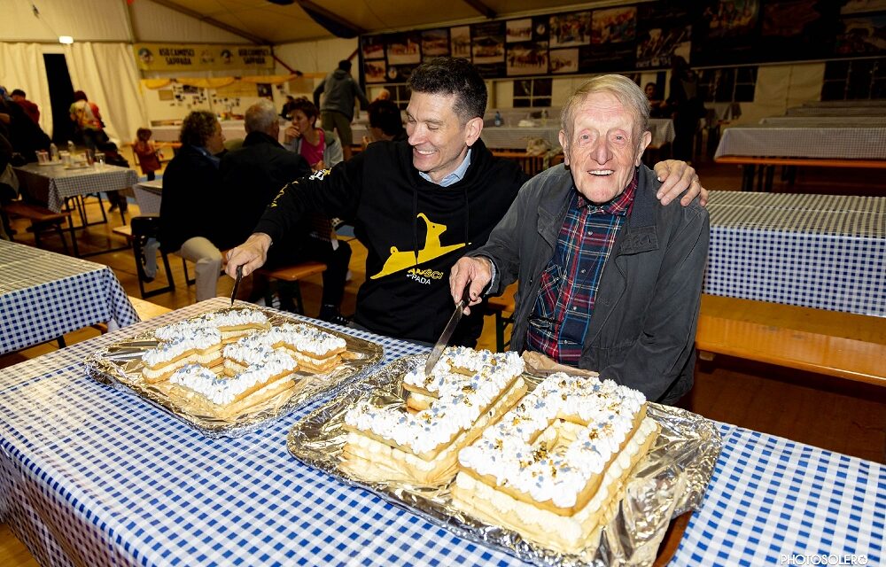 SCI DI FONDO: A SAPPADA GRANDE FESTA PER I 45 ANNI DELL’ASSOCIAZIONE SPORTIVA CAMOSCI E I 90 ANNI DI ELISEO SARTOR