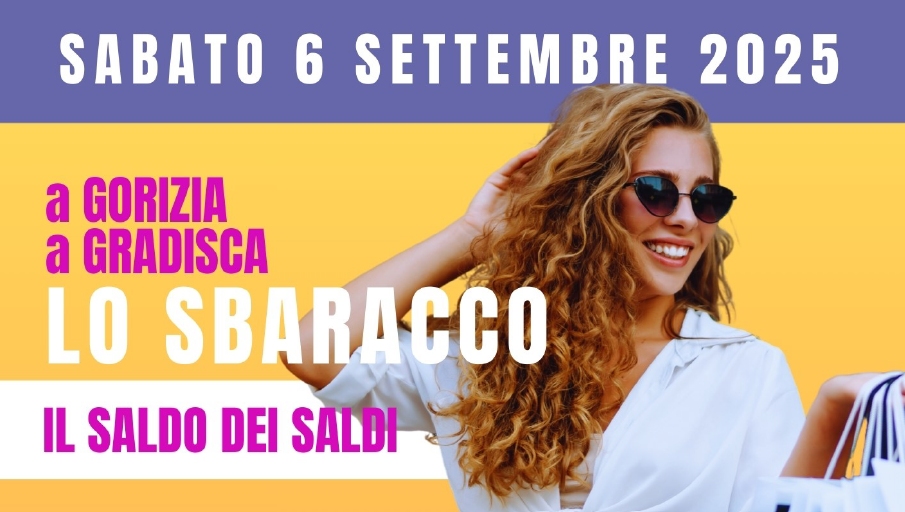 Sabato 6 settembre torna lo SBARACCO: oltre 40 adesioni a Gorizia e a Gradisca d’Isonzo