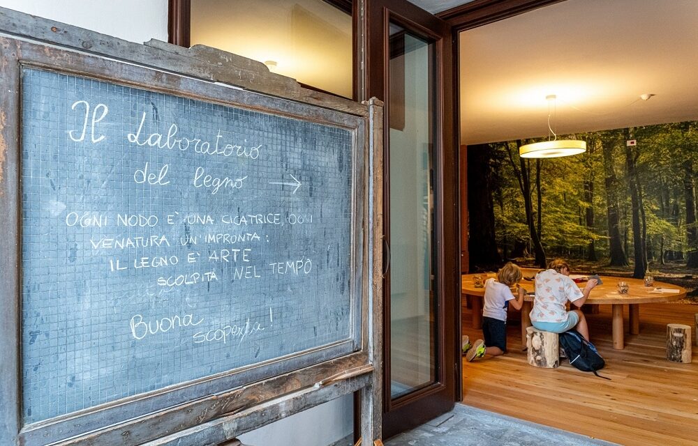Inaugurato a Sutrio il Laboratorio didattico del legno