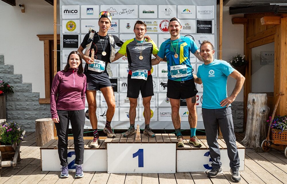 TRE CIME EXPERIENCE, MARIO COLLE E REGINA SPIESS FIRMANO LA MISURINA SKY MARATHON 2025