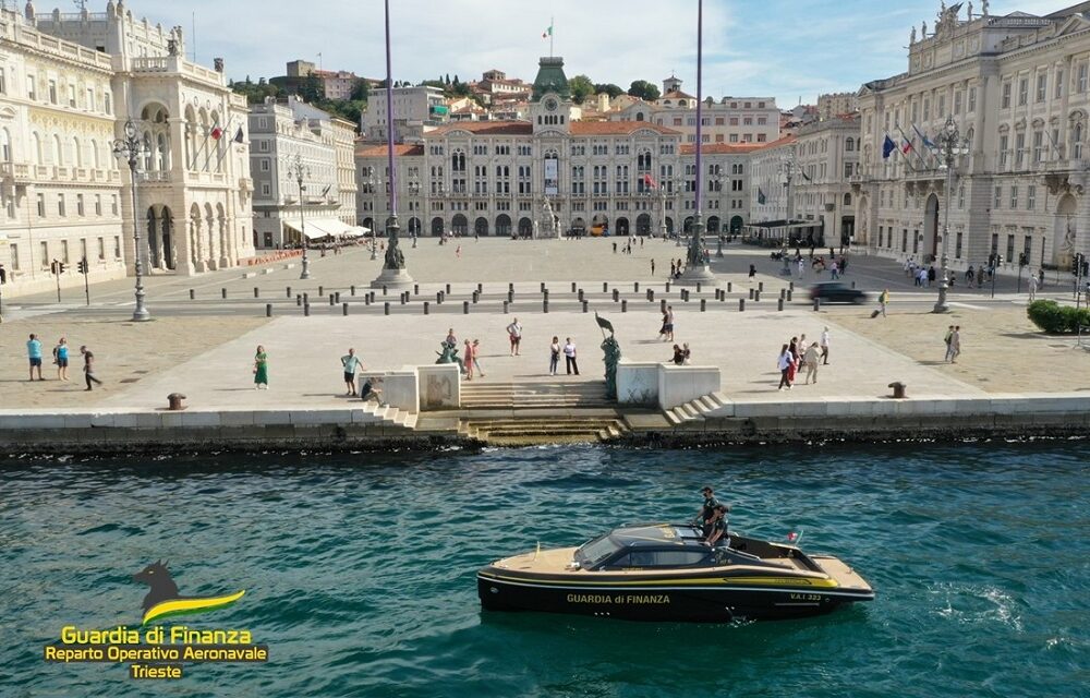 GDF ROAN TRIESTE: CONSEGNATA ALLA STAZIONE NAVALE DI TRIESTE UNA NUOVA VEDETTA A PROPULSIONE IBRIDA
