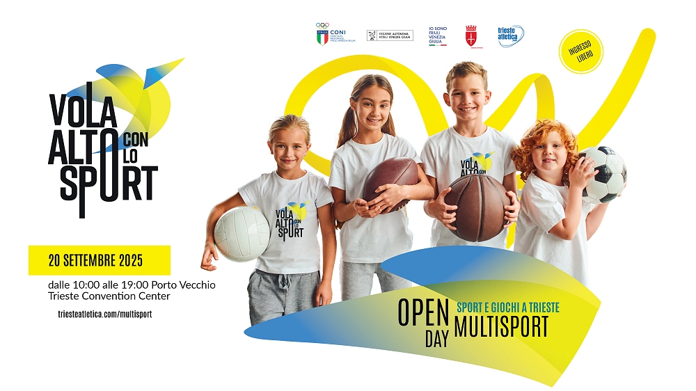 Trieste si prepara a una giornata di sport, inclusione e festa con la manifestazione “Vola Alto con lo Sport” la “Maratona per la Salute Mentale”
