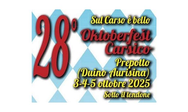Presso il parco ricreativo a Prepotto (Duino Aurisina) sotto il tendone la 28ª edizione di “Sul Carso è bello – oktoberfešt carsico”