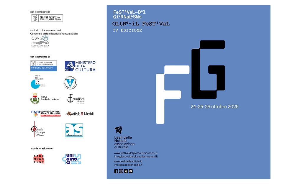 Al via la quarta edizione di Oltre il Festival di Leali delle Notizie