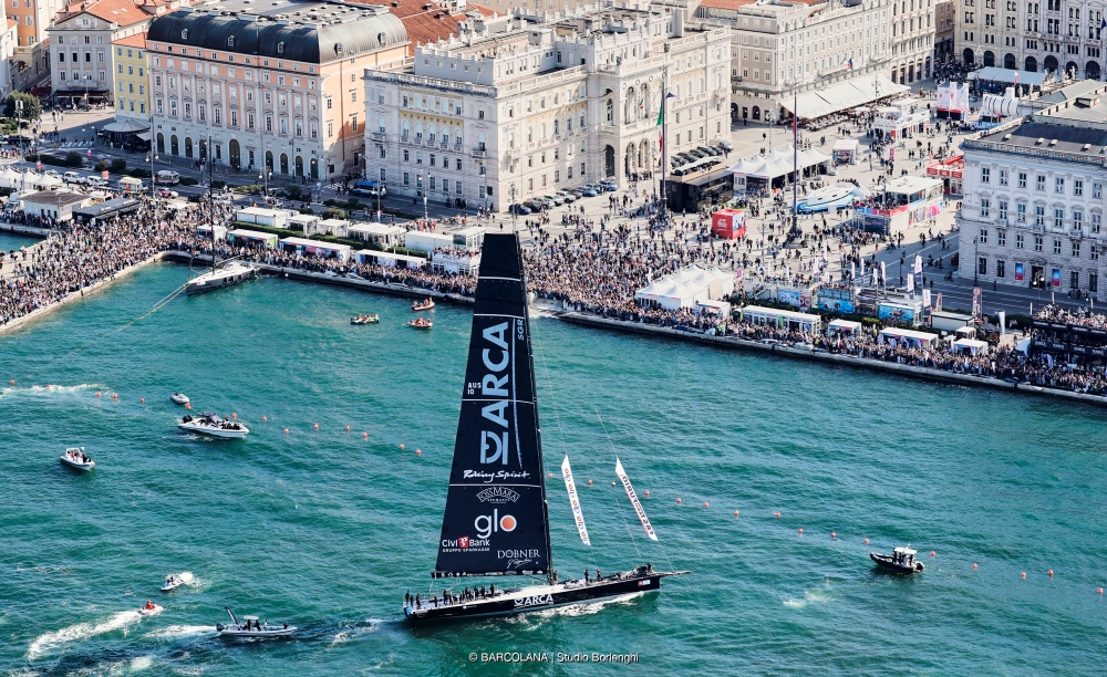 BARCOLANA 57: glo E VELO CONQUISTANO IL PODIO DELLA REGATA CON IL MAXI 100 ARCA SGR E M07