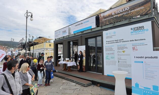 La giornata dell’olio extra vergine della Venezia Giulia e di Olio Capitale ​nello stand ​della Camera di commercio Venezia Giulia in Barcolana