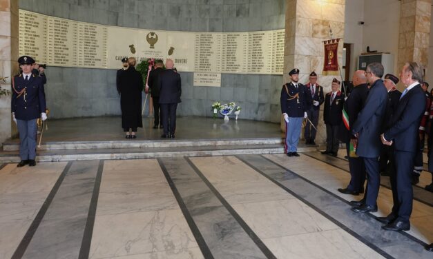 CELEBRATO IL SESTO ANNIVERSARIO DELLA SCOMPARSA DELL’ASSISTENTE MATTEO DEMENEGO E DELL’AGENTE SCELTO PIERLUIGI ROTTA