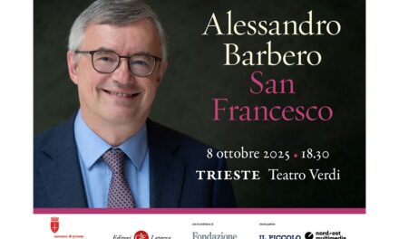MERCOLEDÌ 8 OTTOBRE ALLE ORE 18.30 AL TEATRO VERDI ALESSANDRO BARBERO RACCONTA SAN FRANCESCO: INGRESSO LIBERO CON PRENOTAZIONE