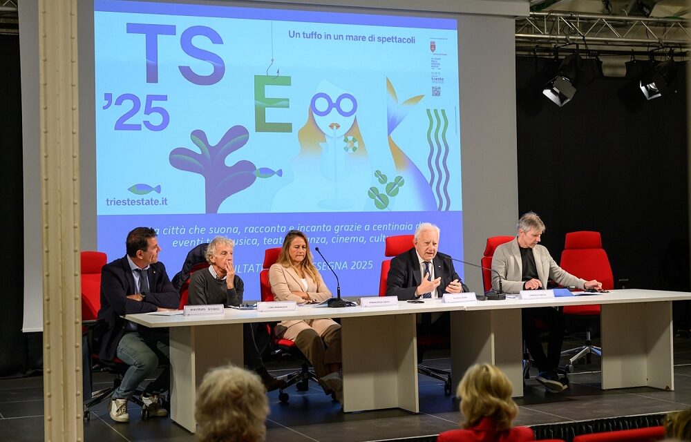 ILLUSTRATO LO STRAORDINARIO BILANCIO DELLA RASSEGNA “TRIESTE ESTATE” 2025 PROMOSSA DAL COMUNE DI TRIESTE, CHE DAL 5 GIUGNO AL 14 SETTEMBRE HA PROPOSTO 448 EVENTI FACENDO REGISTRARE COMPLESSIVAMENTE OLTRE 170.000 SPETTATORI
