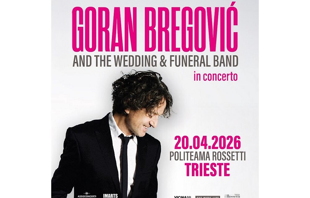 GORAN BREGOVIĆ riceve il Premio Tenco alla carriera e annuncia il ritorno nei principali teatri: il 20 aprile 2026 sarà al politeama Rossetti di Trieste