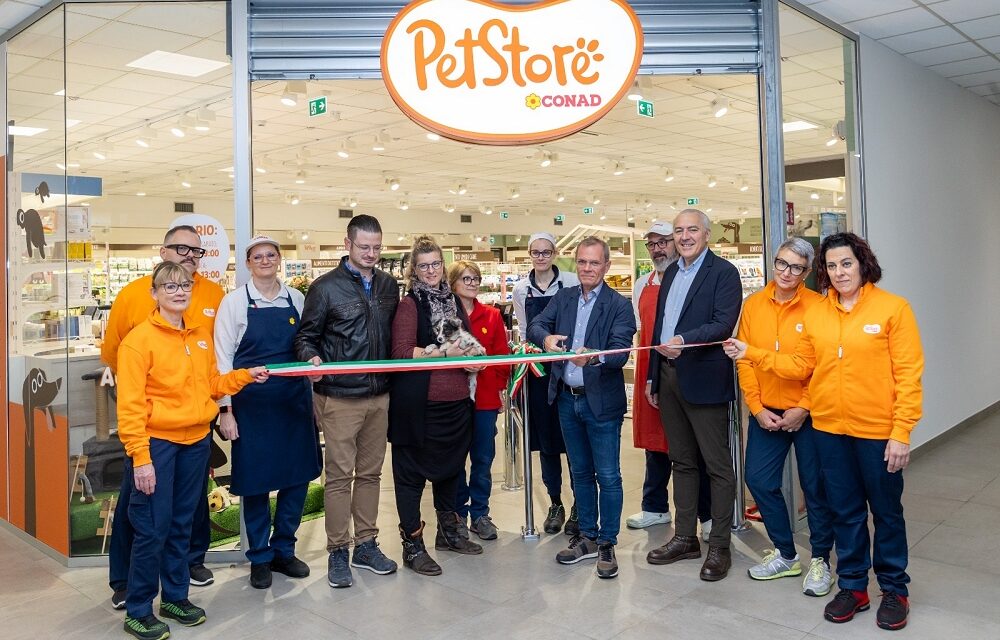 Il Sindaco di Cervignano del Friuli ha inaugurato il nuovo negozio Conad per animali