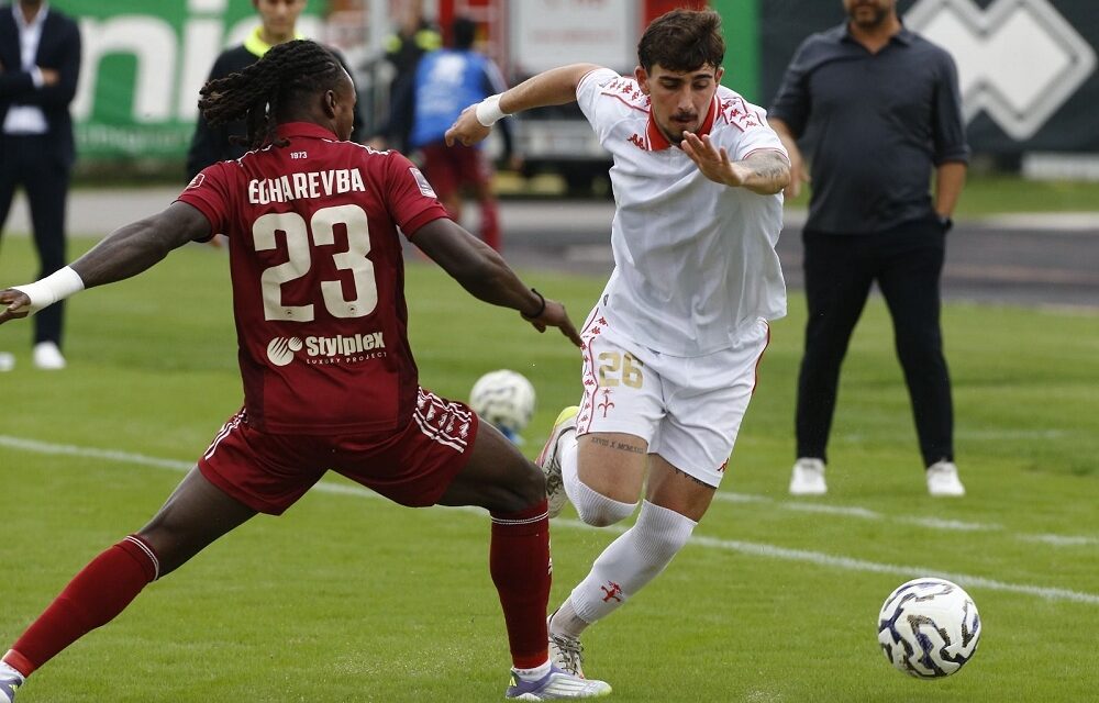 Triestina beffata nel finale a Cittadella