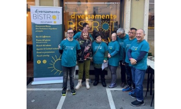 DIVERSAMENTE BISTROT compie un anno: bilancio positivo per il locale dell’Anffas Udine nato per dare lavoro alle persone con disabilità intellettive e disturbi del neurosviluppo