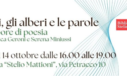 MARTEDÌ 14 OTTOBRE DALLE ORE 16 ALLE ORE 19 ALLA BIBLIOTECA COMUNALE “STELIO MATTIONI”: “I POETI, GLI ALBERI E LE PAROLE”, UN FORMAT ORIGINALE CHE UNISCE L’EX TEMPORE ALLA PRATICA POETICA