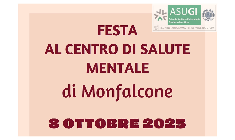 FESTA AL CENTRO DI SALUTE MENTALE di Monfalcone