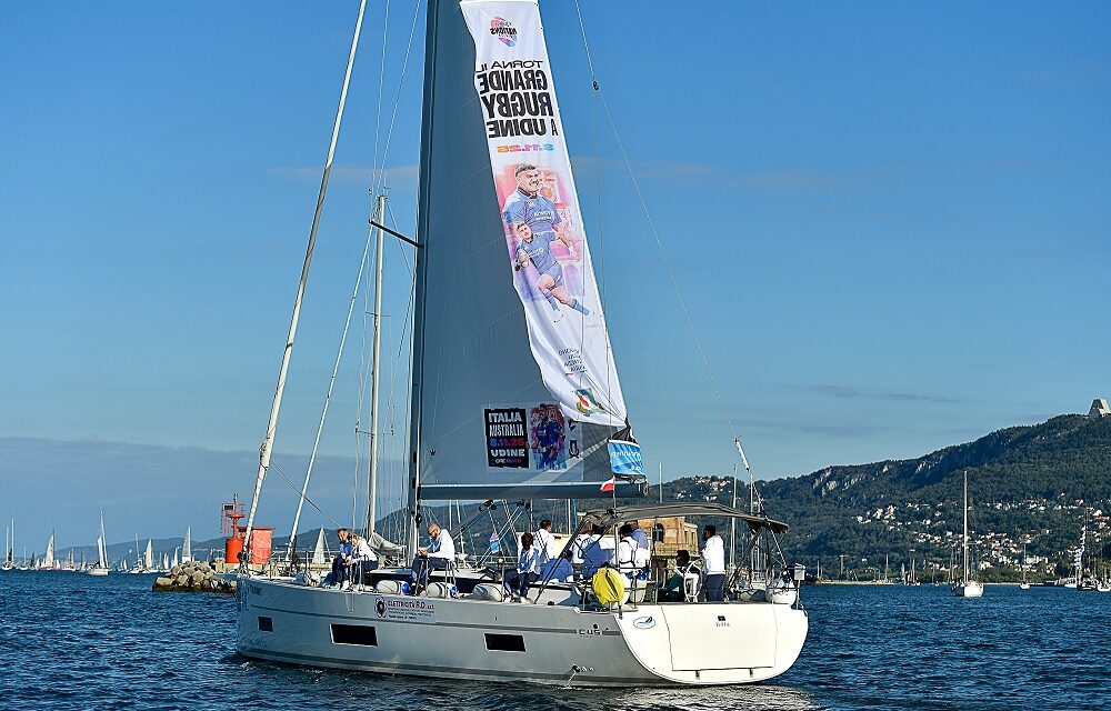 RUGBISTI IN BARCA A VELA: LA PARTECIPAZIONE ALLA BARCOLANA DI FIR IN VISTA DI ITALIA-AUSTRALIA