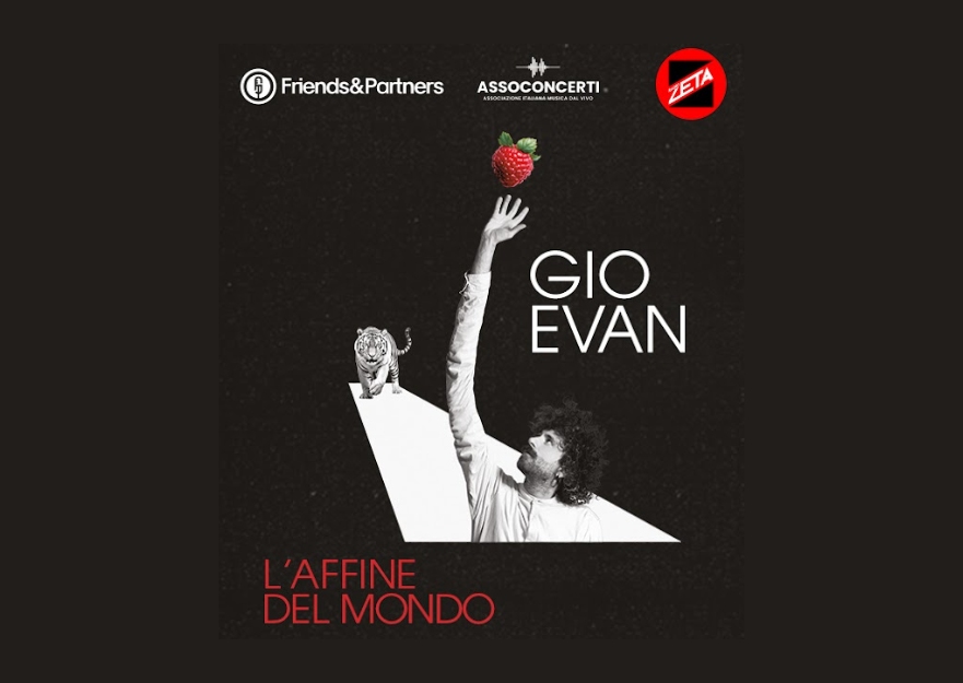 Al via “L’AFFINE DEL MONDO”, il nuovo tour teatrale del poliedrico artista GIO EVAN