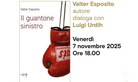 Valter Esposito presenta “Il guantone sinistro” (Cleup edizioni) all’Antico Caffè San Marco