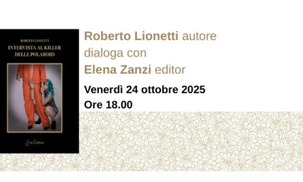 Roberto Lionetti presenta “Intervista al killer delle polaroid” all’Antico Caffè San Marco