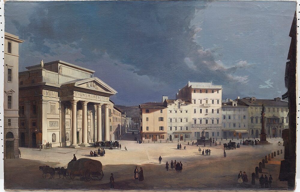 UNA RARA VEDUTA DELLA PIAZZA DELLA BORSA A TRIESTE DEL PITTORE BELLUNESE IPPOLITO CAFFI È TRA I PROTAGONISTI DELL’ASTA DI LEMPERTZ, LA CASA D’ASTA PRIVATA PIÙ ANTICA DEL MONDO