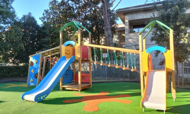 Muggia: inaugurati. nuovi giochi del giardino Amelia Postogna
