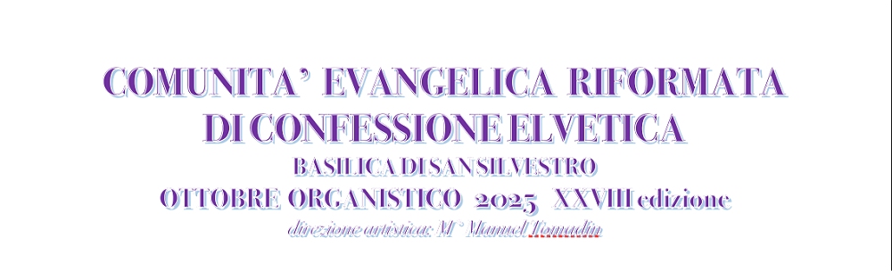 OTTOBRE ORGANISTICO 2025 TS, XXVIII edizione: lunedì 3 ottobre a Trieste l’organista Matteo Riboldi