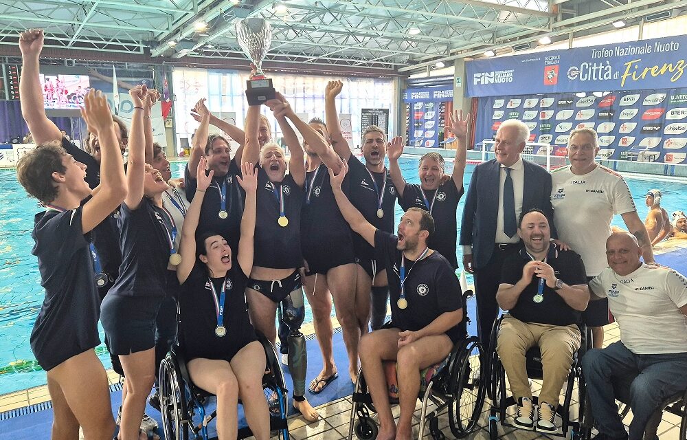 PALLANUOTO PARALIMPICA, FINAL-FOUR DI COPPA ITALIA SILVER A FIRENZE: TRIESTE BATTE IL CRAZY WAVES (13-10) E CONQUISTA IL TROFEO