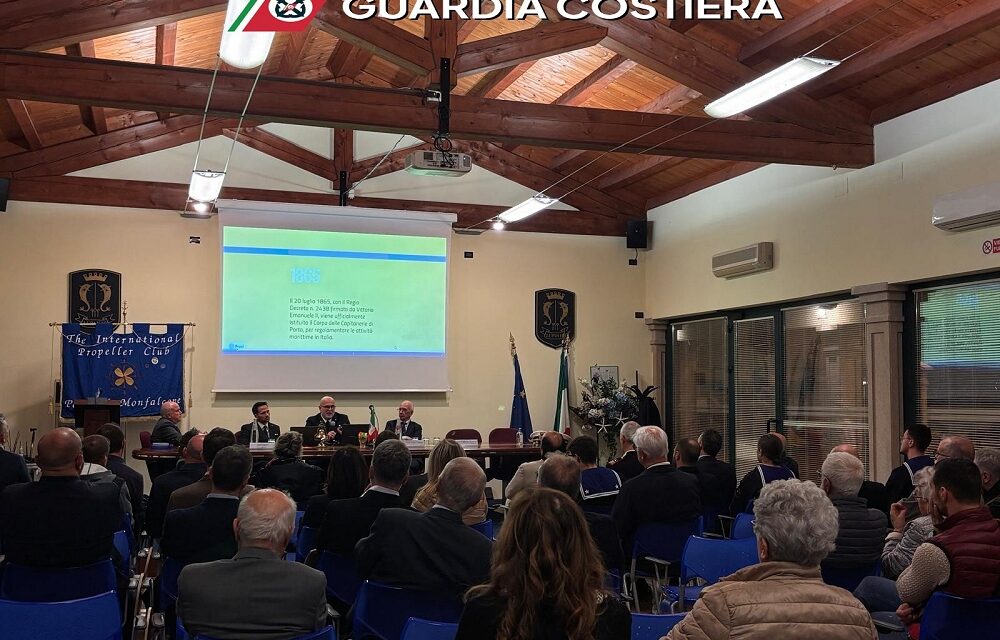 GRANDE PARTECIPAZIONE AL CONVEGNO DEL PROPELLER CLUB DI MONFALCONE SULLA GUARDIA COSTIERA: 160 ANNI DI STORIA, IMPEGNO E FUTURO AL SERVIZIO DEL PAESE