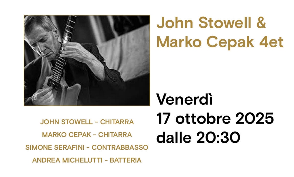 John Stowell & Marko Cepak 4et in concerto all’Antico Caffè San Marco