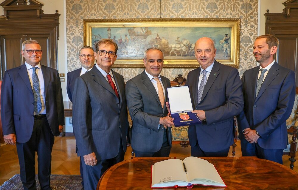 L’AMBASCIATORE DEGLI EMIRATI ARABI UNITI IN ITALIA, ABDULLA AL SUBOUSI, È STATO RICEVUTO IN MUNICIPIO DAL SINDACO ROBERTO DIPIAZZA