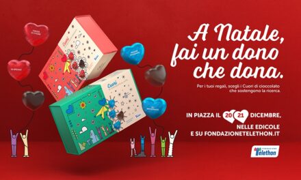 IL 20 E 21 DICEMBRE ARRIVANO NELLE PIAZZE ITALIANE I CUORI DI CIOCCOLATO DI FONDAZIONE TELETHON