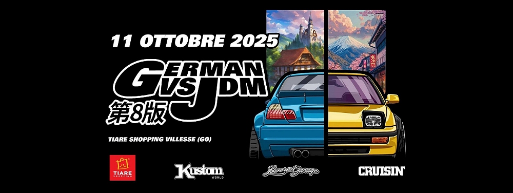 German VS JDM, tedesche contro giapponesi al Tiare Shopping di Gorizia